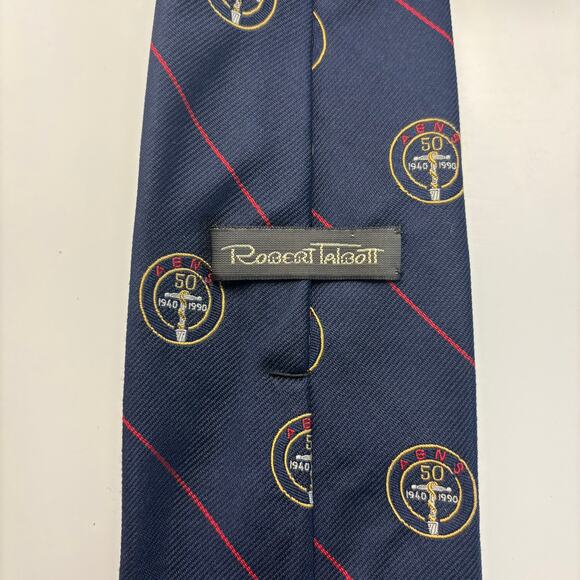 Vintage American Board of Neurological Surgery Robert Talbott 50th Men's Tie - Picture 3 of 5